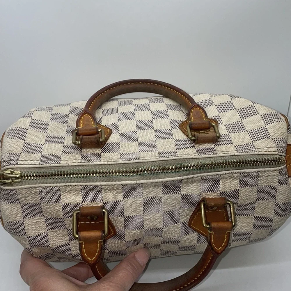 Louis Vuitton Damier Azur speedy bag 25 - Picture 13 of 16